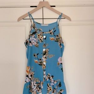 BOGO - NWOT - Peplum Style Button-up Floral Blouse